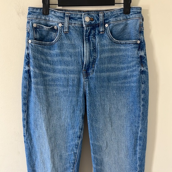 Madewell The Curvy Perfect Vintage Medium Wash Denim Jeans Size 28 Tall - Picture 2 of 12